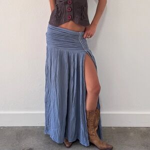 Jen's Pirate Booty Ocean Blue Maxi Skirt